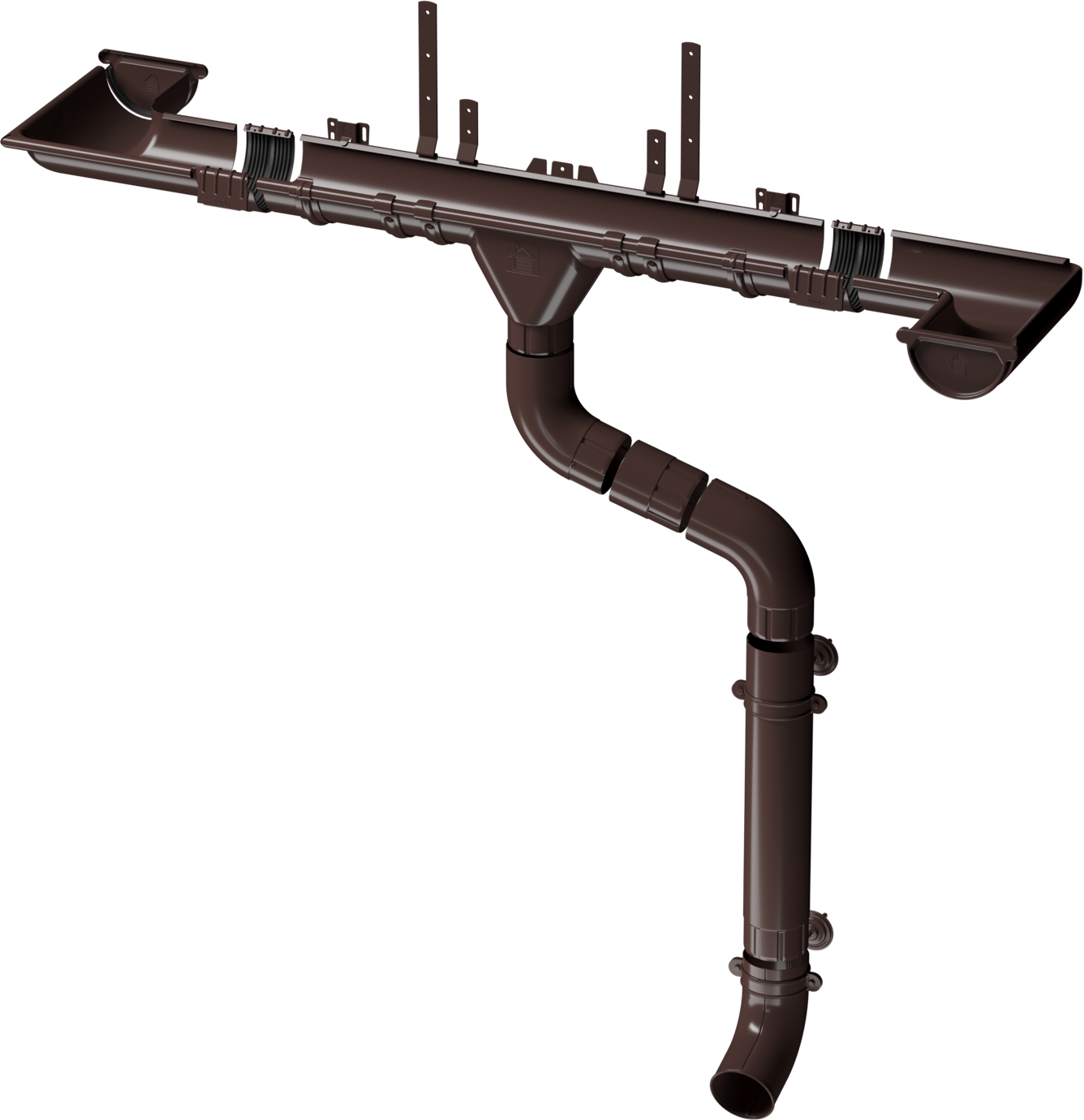 Коричневый RAL 8017