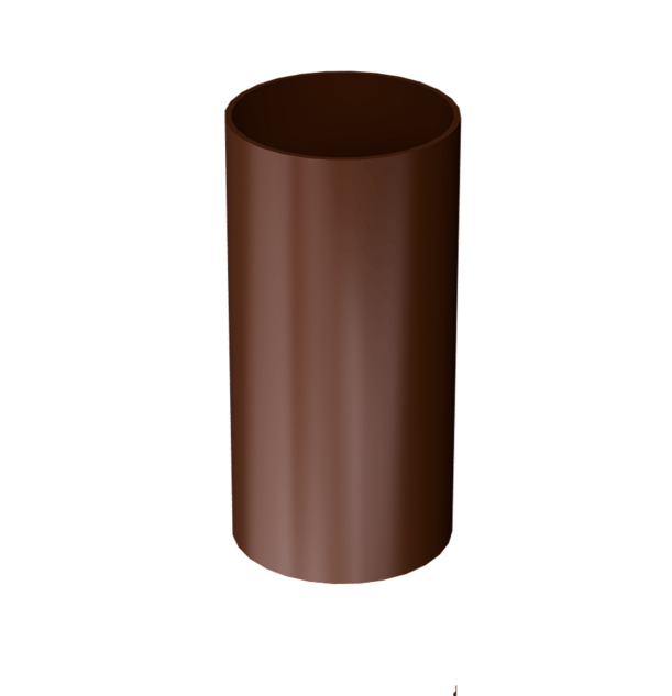 Труба водосточная 1,5 м Премиум (Premium), каштан - 1